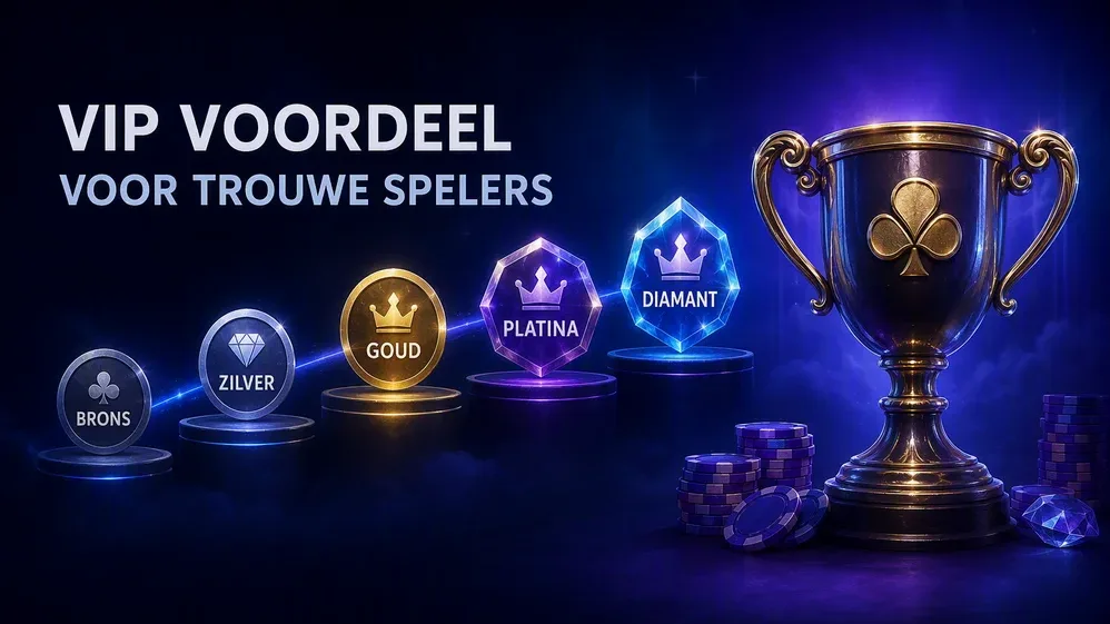 gelaagd VIP-programma met beloningsniveaus en trofee