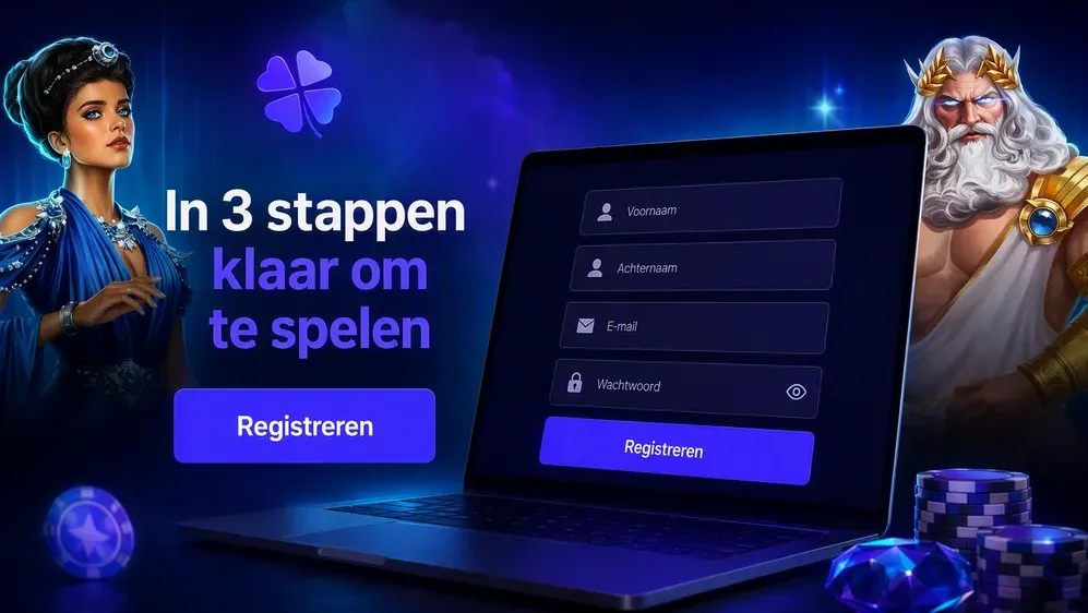 Registratieformulier met invoervelden op laptop
